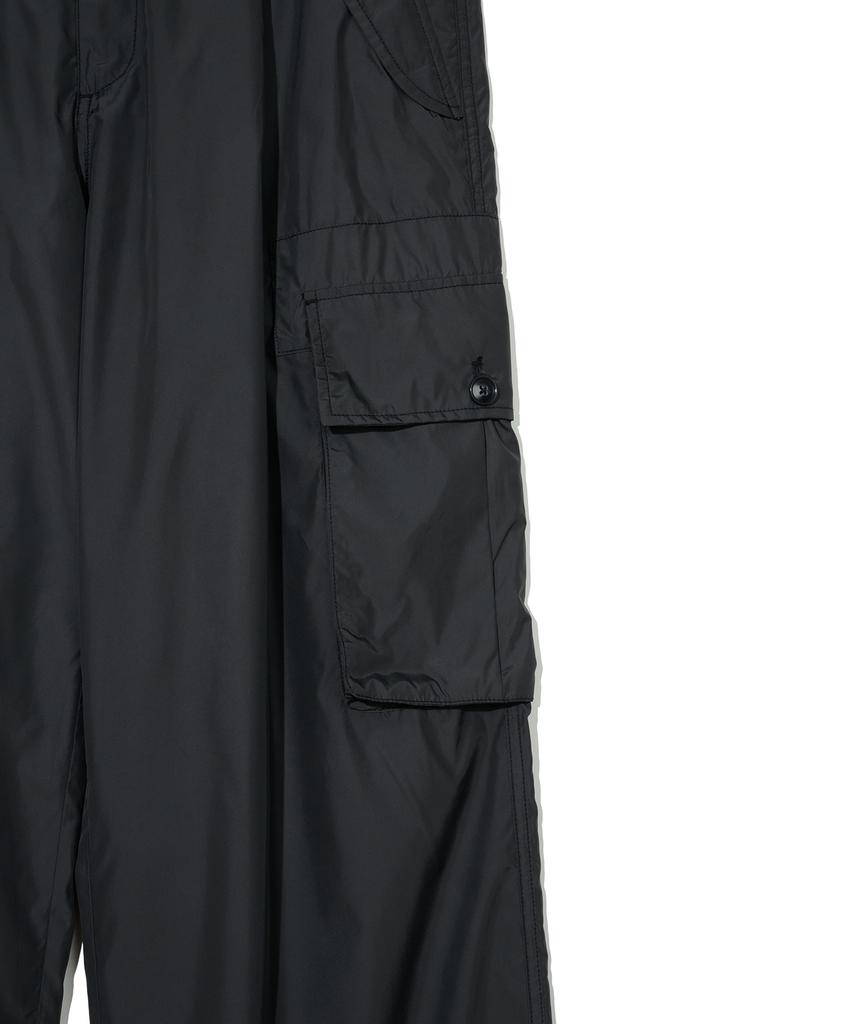 Nontai Light Flap Pocket Cargo Pants (Black)