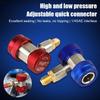 1Pc Superior Efficiency R134a Refrigerant Adapter Hose Fittings Automotive A/C High Low Pressure Couplers Conversion Accessories