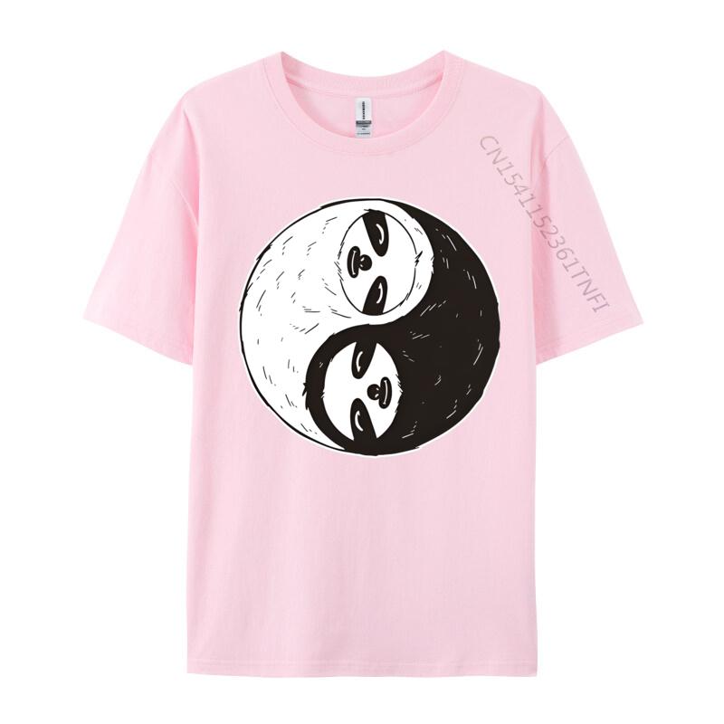 Funny Sloth Yin And Yang Chinese Quiet T Shirts Men Tee Shirts Party Tshirts For Men Tops New Clothes Normal
