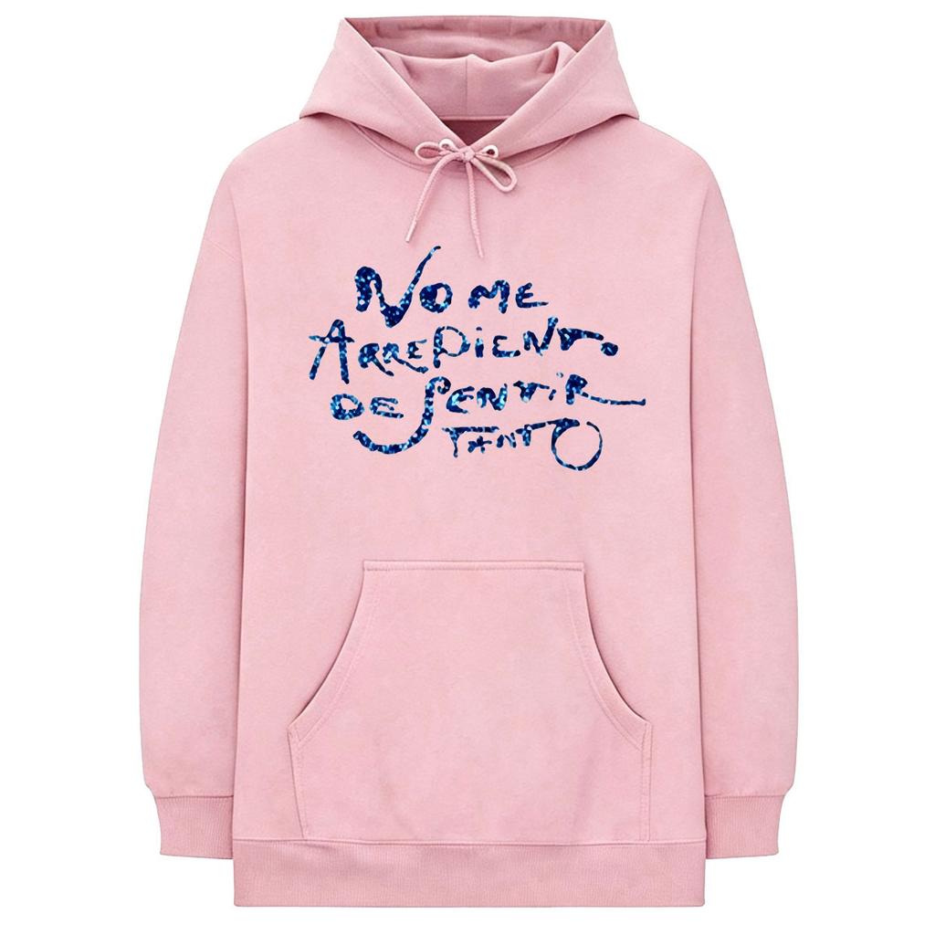 Karol G Album No Me Arrepiento De Sentir Tanto Hoodies Herren Damen Kleidung Mode Langarm Freizeit-Sweatshirts Streetwear
