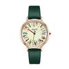 South Korea's New Product Creative Color Palette Watch with Leather Strap, Quartz, College Style, Waterproof Student Watch, Ultra-Thin Watch