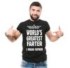 Größter Furzer der Welt Shirt Lustiges Vater-Shirt Papa Shirts Vatertag Lustiges Unisex-T-Shirt