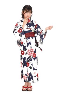 Kimono Hiroba Yu Yukata Sizes and Includes Heko Obi Perfect for Junior and High School Suitable for Shorter Retro Unique and Elegant Model Women's