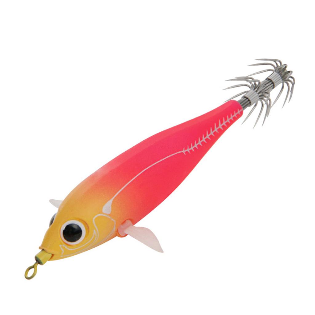 73/90mm Luminous Squid Jig Floating Fishing Lure Cuttlefish Bait Octopus Squid Jigs Baits Night Fishing Lures Glow Baits