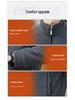 Men's Plus Size Fleece Jacket - Thick Stand Collar, Casual Autumn/Winter Outdoor Sports