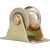 U-Nut Rad Rolltor Drahtseil Schiene Nutenrad Lenkrolle mit Halterung 32mm 1,3 Zoll