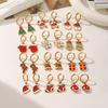 Yori Hot Style Stainless Steel Christmas Earrings 2025 Women Stainless Steel Trendy Golden PVD Waterproof Jewelry Gift
