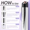 Electric Eye Beauty Device Reduces Eye Lines Red Color Light Care Heating Eye Lift Wand  Facial Massager Face Lifting Tool