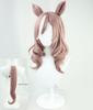 Cosplay Matikane Tannhause wig Anime Uma Musume Pretty Derby wig Ears and tail party wig