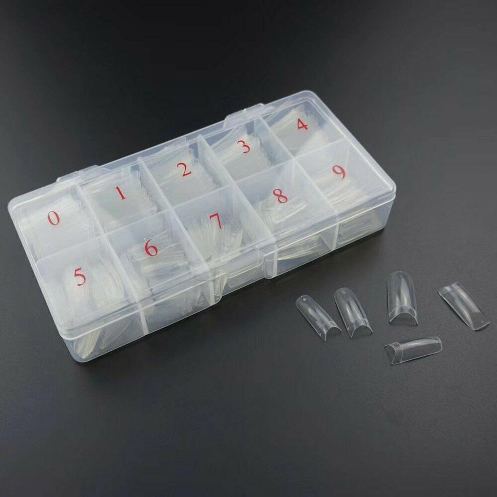Artificial Nails False Half Nail Art Tips Acrylic UV Gel Assorted Kit with