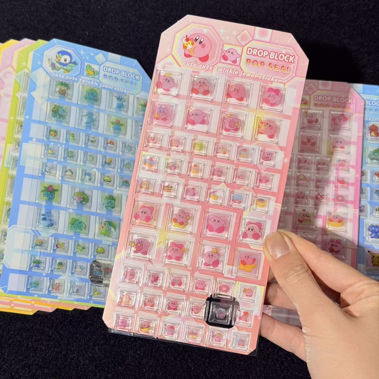 

Latest Pokmon 3D Cube Stickers Pikachu Fat Ding Cute Animation Account Stickers Children S Diy Decorative Stickers