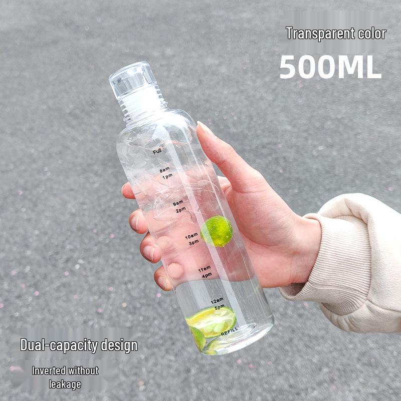 Tragbare Outdoor-Sport-Wasserflasche - Stilvoll, hochwertig, Sommer-Skalendesign