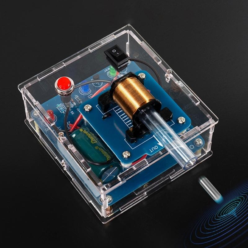 Soldering Practice Kit Handmade Electromagnetic Emitter DIY Coil Boost Transmitter Kit with High Pressure Circuit Board