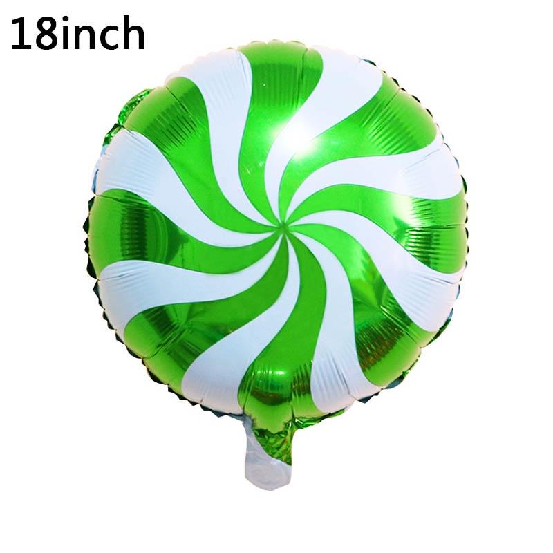 4D Six Sided Gift Box Windmill Cane Shape Aluminum Foil Balloon Birthday Christmas Party Scene Atmosphere Decoration