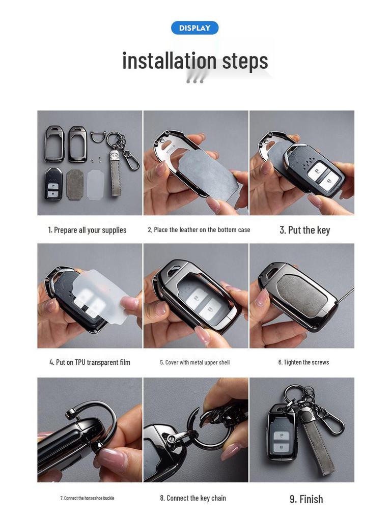 Yangwang U8/U9 Premium Leather Key Cover (2023-2024) - Full Coverage Protective Shell with Buckle