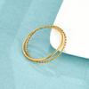 Twist Double-layer Thin Ring Niche Ins Wind Couple Ring Korean Version Titanium Steel Men's Ring