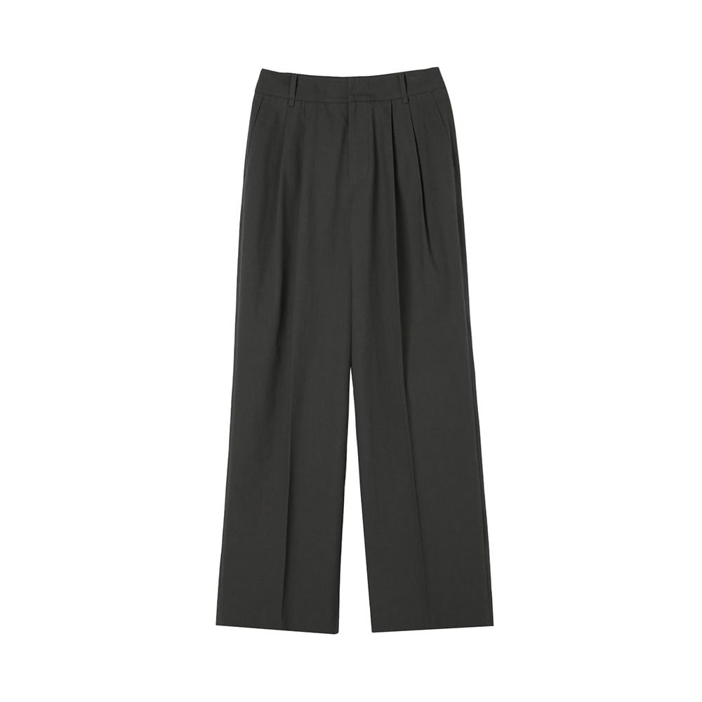 LAP Double-Pleat Cotton Blend Pants Ar3Wp863