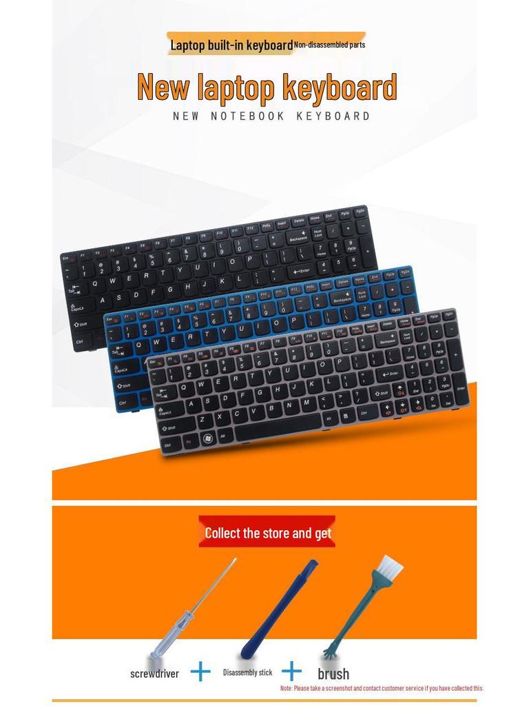 Compatible with Lenovo B570, Z570, Z575, V570, V570C, B590, B575E, V580, B580 Keyboards