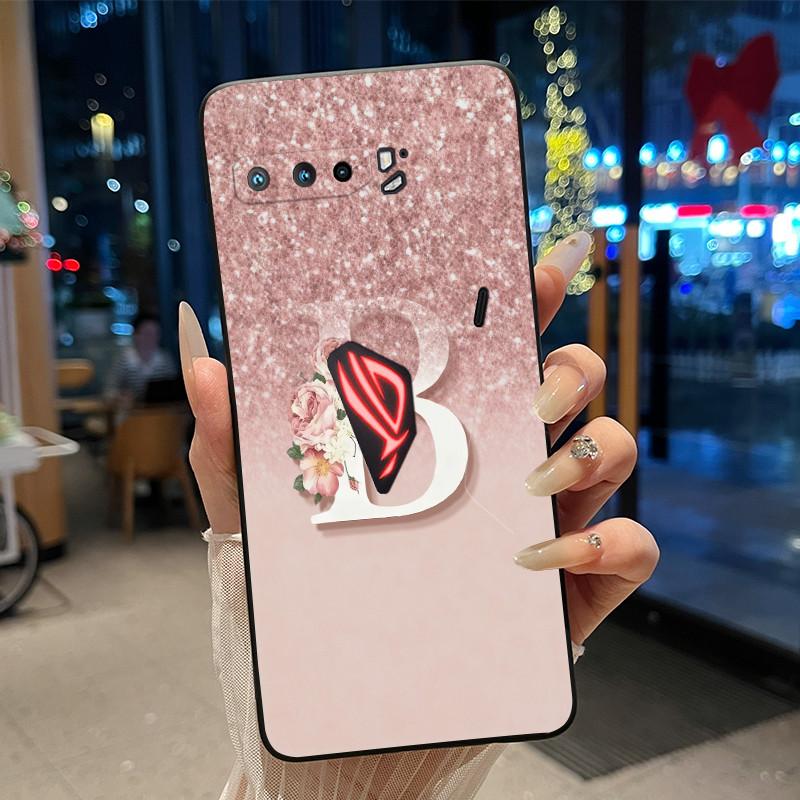 

Счастливая Буква Чехол для Телефона Пары Для Asus ROG Phone 3 5G ZS661KS Ударопрочный Мягкий Черный Чехол Для Asus ROG Phone 5/5s 5G Корпус Phone 3 5G ZS661KS