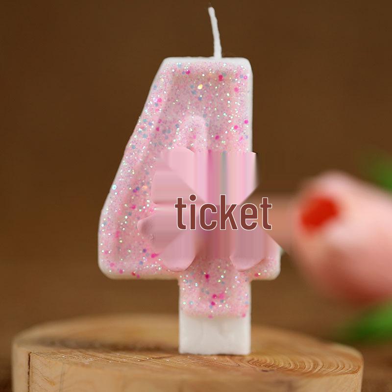 Creative Birthday Candle for Girls - Number One Cake Decoration for Baby and Children