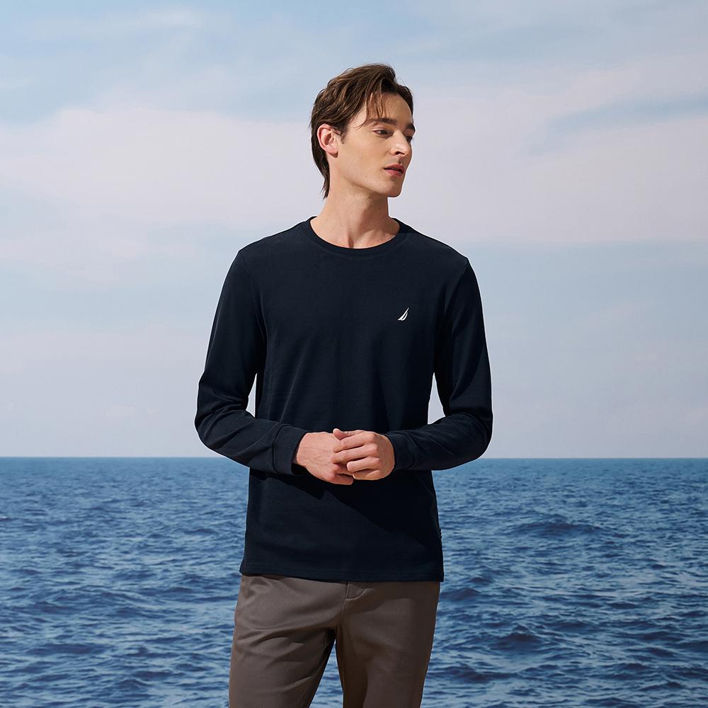 NAUTICA T-Shirts Men's Crew Neck Moderate Straight Fit TE5301