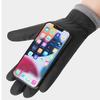 Yousheng 1 Paar Winterhandschuhe mit verstellbaren Kordelzugbündchen Wasserdicht Winddicht Wärmespeicherung Feuchtigkeitstransport Touchscreen Anti-Rutsch-Handfläche Outdoor
