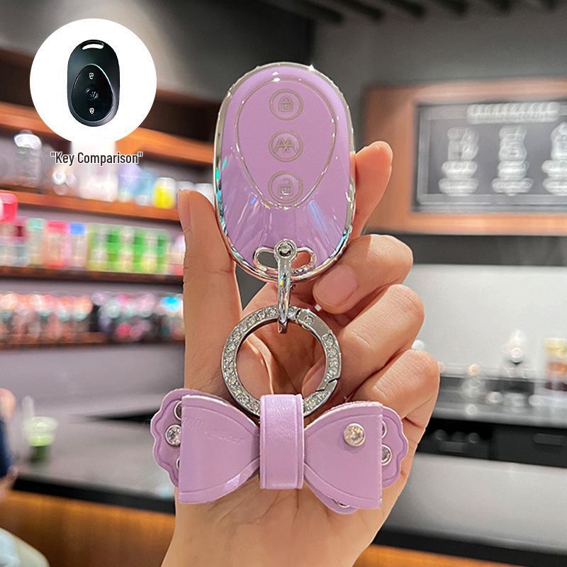 Special Aima Luna 2024 Electric Vehicle Key Cover - Metaverse Pro Xinghan Style for Electric Bikes