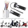 24V 500W Bike Universal Throttle Grips Brush Controller AntiSlip Handle Bike Accessory