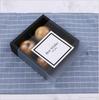 10pcs 4 Holes Kraft Paper Cake Box Moon Cake Souffle Gift Box Frosted Cover Drawer Cupcake Box and Packaging