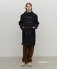 Marith + Franois Girbaud Long Duffle Coat Dark Navy