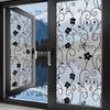 Frosted Window Film Slavic Privacy Decor, Self-Adhesive Bathroom Glass Cover, UV Blocking Frosted Sticker for Home