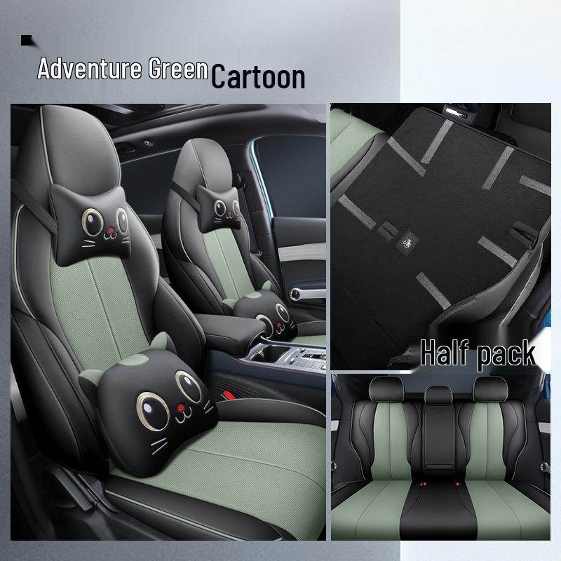 LTCS Car Seat Cover for BYD Yuan PLUS: Sports Leather, All-Season Cushion