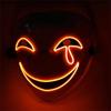 Luminous Mask Soft Light Abs Scary Clown Mask Show Party Clothing Stand Out In The Crowd Halloween Led Mask Led Light Mask 2aa