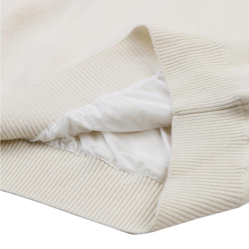 ONOFF Men S caShmere   Merino Wool Windbreaker Of2302gb White