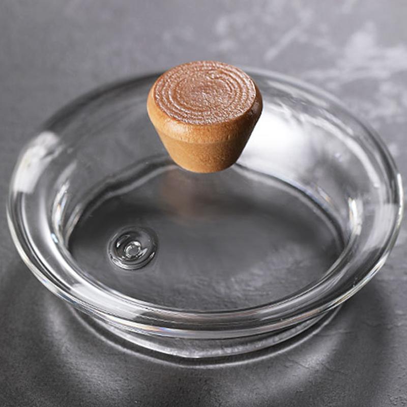 Heat-Resistant Boiling Glass Teapot Thickened Bamboo Handle Household Tea Set Bamboo Handle Teapot Health Pot