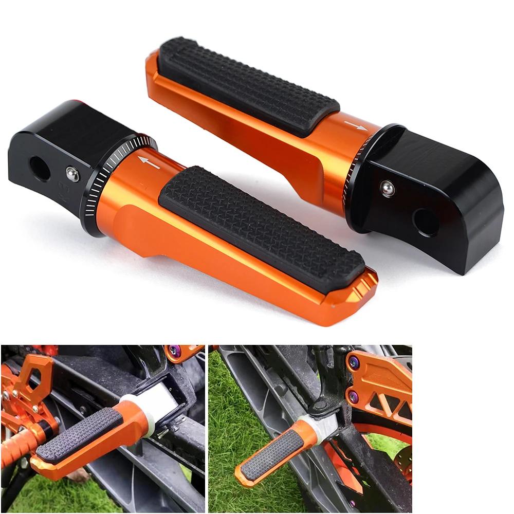 For DUKE 125 390 Rear Front Foot Pegs Rider Pedal Footrest For KTM DUKE125 DUKE390 2017 2018 2019 2020 2021