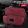 SEAMETAL Autositz Rückenlehnen Organizer PU Leder Taschentuch Wasserbecher Handytaschen Auto Innenraum Verstauen Aufräumen