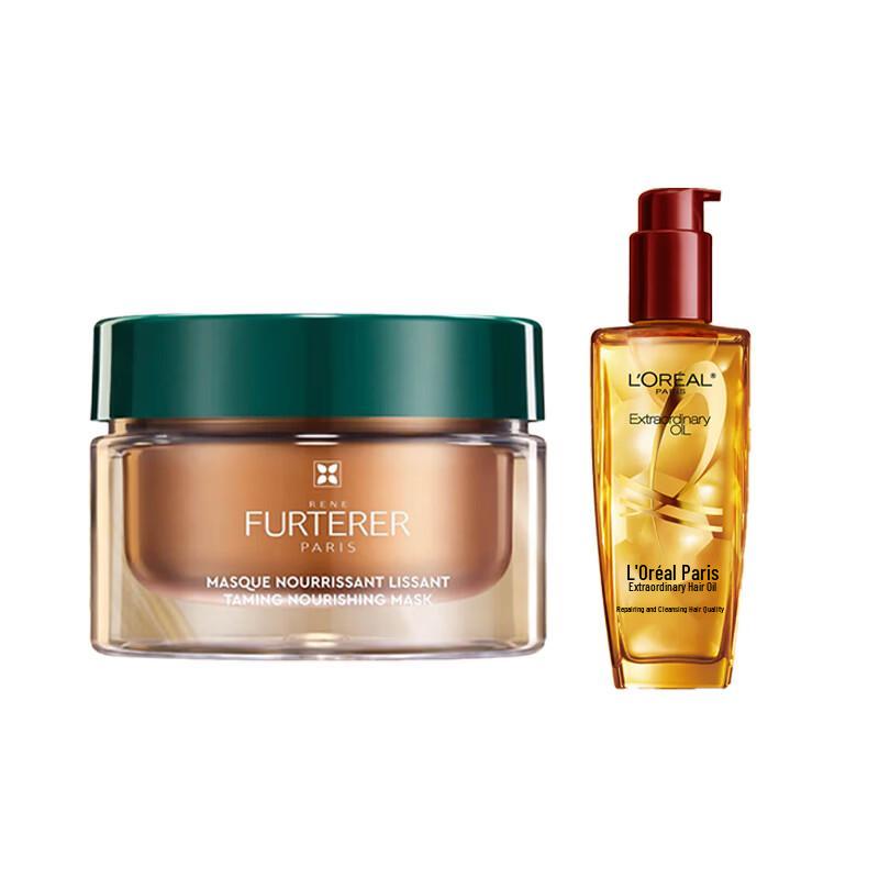Rene Furterer Nourishing Hair Mask & L Oréal Hair Oil Set