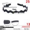 Unisex Invisible Sports Iron Headband - Korean Style Wave Hair Clip.