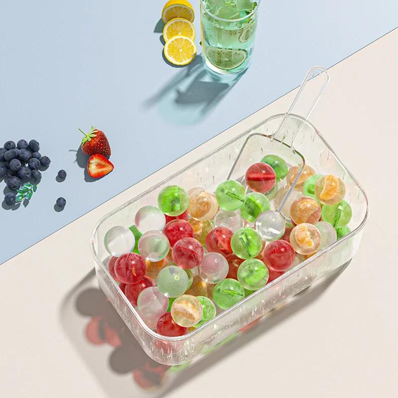 Materiál PP Forma na led Rychlé vyjmutí podnos na kostky ledu Creative Party Bar Kuchyň Mrazák Chlazení Nádobka na led Silikonové formy