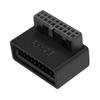 USB 3.0 19/20pin Male to Female Extension Adapter Angled 90 Degree Converter for Motherboard Connector Socket PH19A