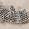Music Score Brooch Pin for Women, Rhinestones Inlaid Lapel Pin, Brooch Versatile Accessory for Sweaters Collars Hats Bags Coats Scarves