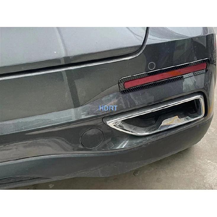 Car Styling Rear Fog Lamp Cover Light Frame For Changan CS55 Plus  + Protector Decoration Accessories Exterior Sticker Kit