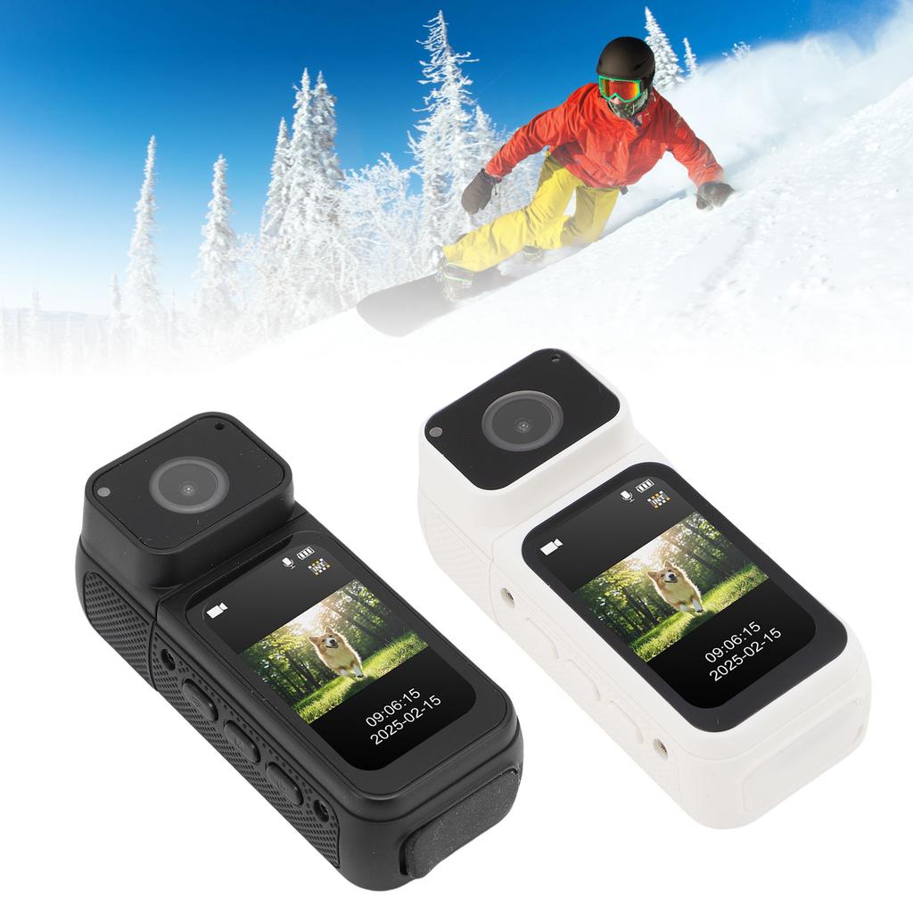 Portable Camcorder 2.7K Body Worn Camera Magnetic Hanging User Friendly Portable for Pet Walking for Beginners Professionals