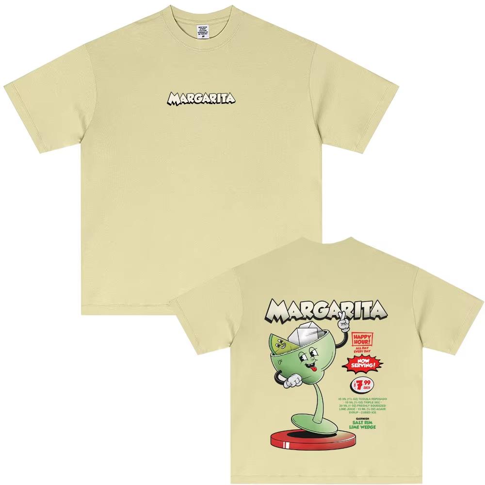 

Margarita Cocktail Funny Meme T-shirts Men Women Cartoon Casual Vintage T-shirts Men s High Quality Cotton Short Sleeve T Shirts S разноцветный