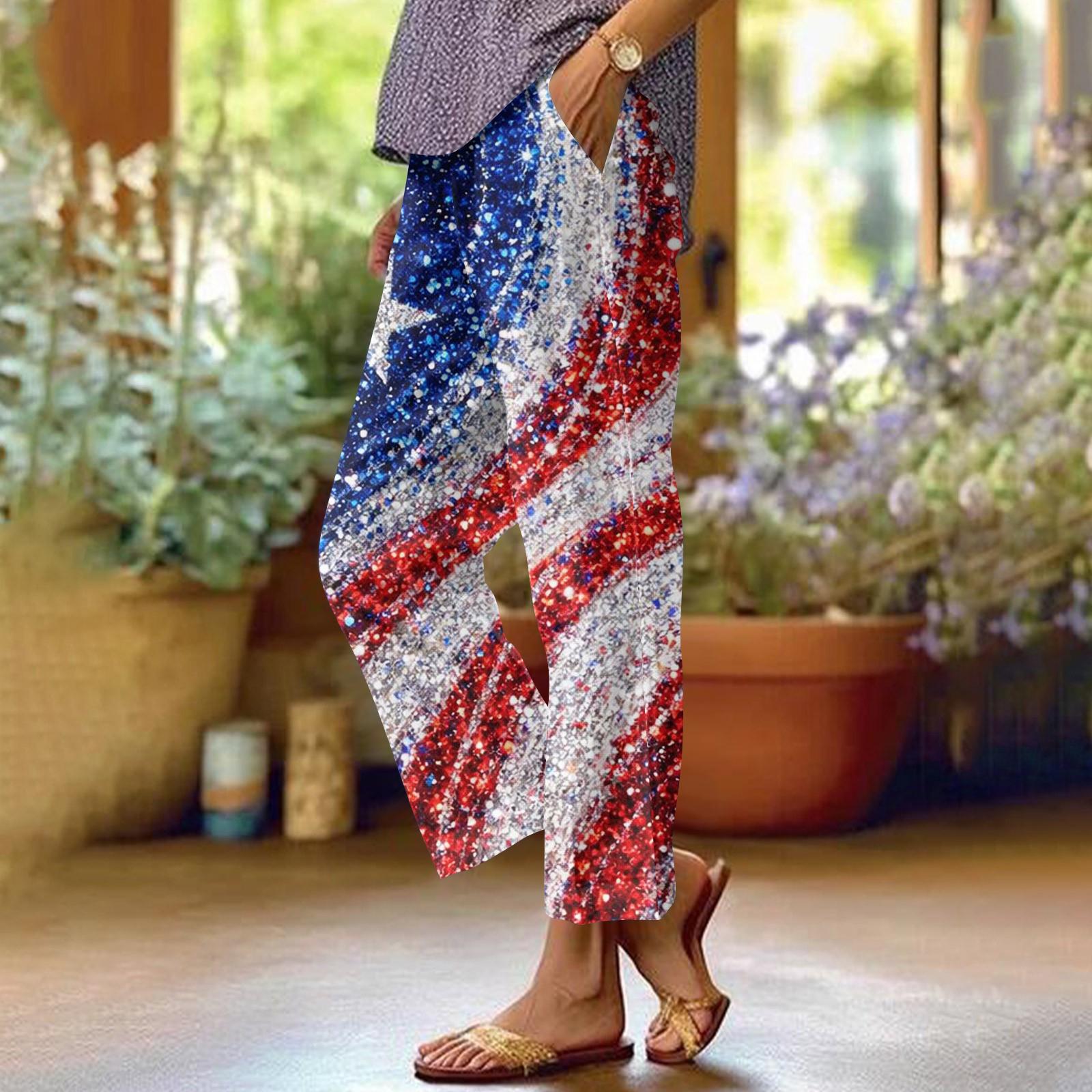 

Жіночі повсякденні модні штани прямого крою з принтом, штани з кишенями XL винний