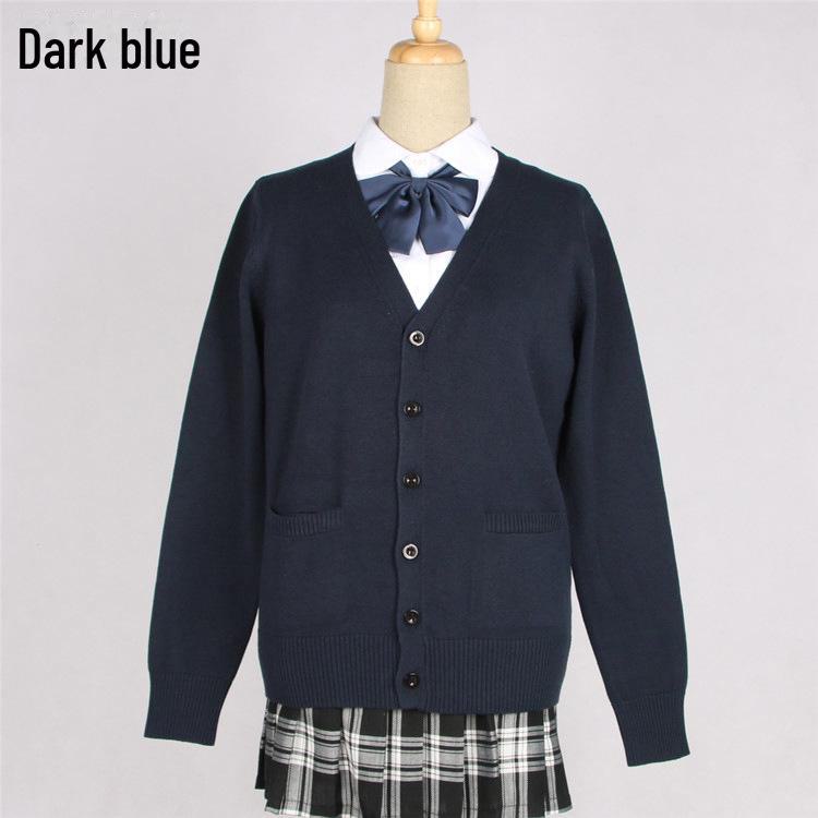 Svetr kardigan ve stylu sen pro JK pro ženy - Vysokoškolská uniforma, jaro a podzim