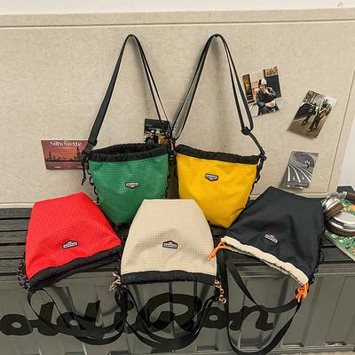Bucket Bag Women's Crossbody Bag Lightweight Phone Bag Shoulder Bag Small Backpack