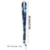 Starry Sky Neck Strap Lanyards for Keys Marble Stripe Keychain ID Credit Card Hang RopeAccessories Gift
