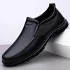 Genuine Leather Men Shoes Slip On Flats Walking Loafers Breathable Outdoor Casual Shoes Man Versatile Office Driving Sneakers